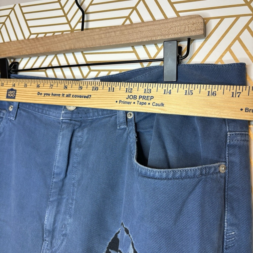 Urban Outfitters BDG Bow Fit Jeans Relaxed Fit Baggy Denim Shibori Tie Dye Dot - Picture 6 of 11